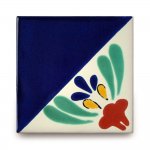 メキシコタイル柄・セパレート メキシコタイル柄 100角・セパレート