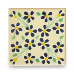 メキシコタイル柄・小花柄 メキシコタイル柄 100角・小花柄