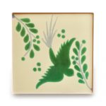 メキシコタイル柄・鳥 メキシコタイル柄 100角・鳥