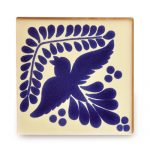 メキシコタイル柄・鳥 メキシコタイル柄 100角・鳥