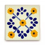 メキシコタイル柄 メキシコタイル柄 100角