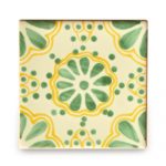 メキシコタイル柄 メキシコタイル柄 100角・緑