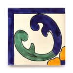 メキシコタイル柄 メキシコタイル柄 110角