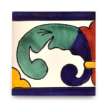 メキシコタイル柄 メキシコタイル柄 110角