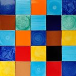 メキシコタイル100角・無地ランダム