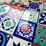 メキシコタイル100角・柄の組み合わせ