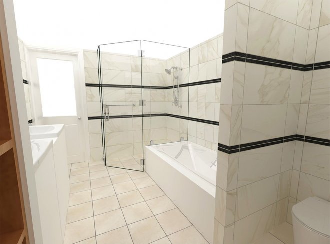 自由設計バスルーム:スイートプラン・デザイン例