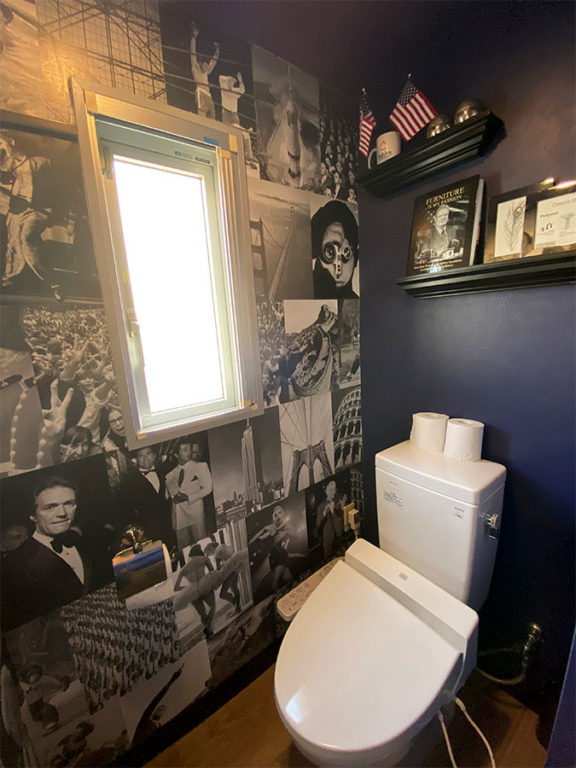 男性トイレリモデル事例「アメリカンヒストリー」