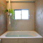 施主様がDIYした塗り壁とモザイクタイル