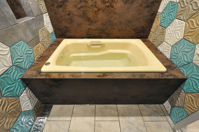 大和重工ホーロー浴槽 K-140N(ミストベージュ)