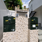 戸建用 宅配ボックス「ブライズボックス」口コミ/2世帯住宅 ダークグリーン(BS-DG):据え置き施工