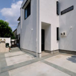 白を基調とした外構デザイン