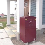 宅配ボックス「ブライズボックス」Ex-Largeボルドー:据え置き施工