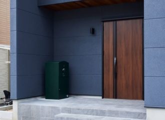 宅配ボックス Brizebox Ex-Large ダークグリーン:据え置き施工を更新