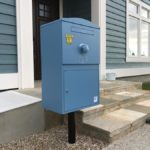 宅配ボックス「ブライズボックス」口コミ/ラージ(BL-B)ポール施工