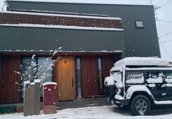 季節を楽しめるykyk_life様邸／冬の様子