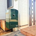 戸建用 宅配ボックス「ブライズボックス」口コミ/ダークグリーン(BL-DG):ポール施工