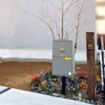 戸建用 宅配ボックス「ブライズボックス」口コミ/グレー(BL-GR):ポール施工