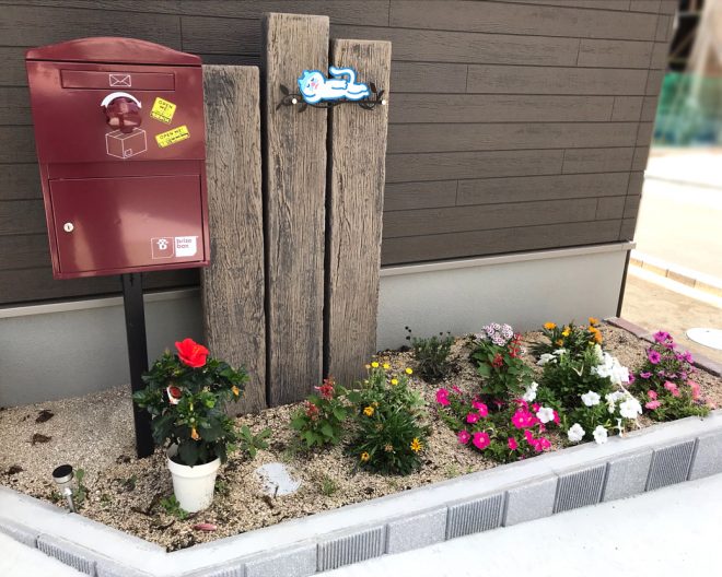 y.h様邸／Standard ボルドー（BS-BO）：ポール施工