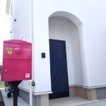 戸建用 宅配ボックス「ブライズボックス」口コミ/ピンク(BS-P):ポール施工