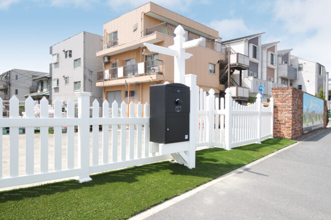 機能門柱バイナルスタンド・洋風フェンス バイナルフェンス