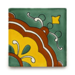 メキシコタイル柄 100角