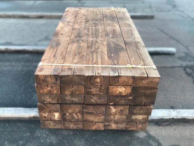 エステックウッド・ガーデン枕木(国産スギ)