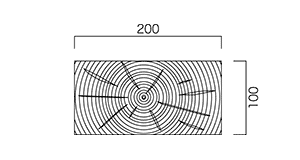 断面形状:仕上面なし ※粗挽き(おびのこ)