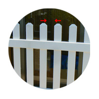 ピケット間隔変更