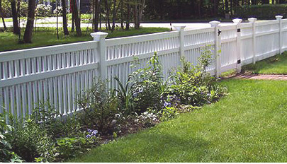 ナローピケット プールフェンス