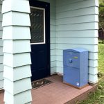 戸建用 宅配ボックス「ブライズボックス」口コミ/ブルー(BL-B):据え置き施工