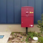 戸建用 宅配ボックス「ブライズボックス」口コミ/ボルドー(BL-BO):ポール施工