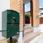 戸建用 宅配ボックス「ブライズボックス」Large ダークグリーン(BL-DG):ポール施工
