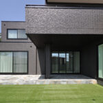 乱形石のデッキテラス