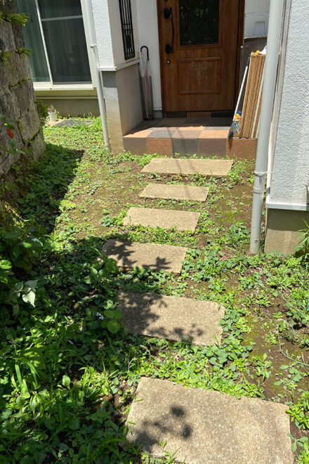 エクステリア・アプローチリモデル<ビフォー>