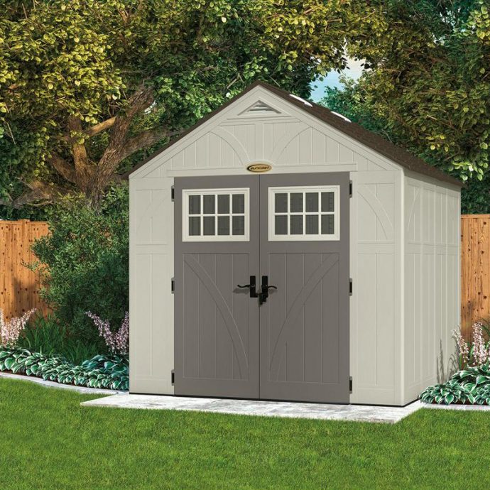 施工イメージ 樹脂製物置 BMS8700