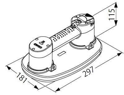 電動バキュームリフター「グラボ」形状図