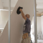 大判建材パネルの運搬